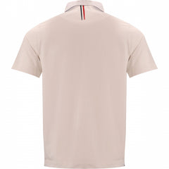 Contrast Undercollar Polo S/S: White