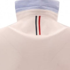 Contrast Undercollar Polo S/S: White