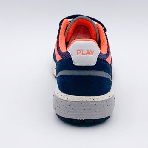 "PLAY" Ever-East Sneaker: Navy