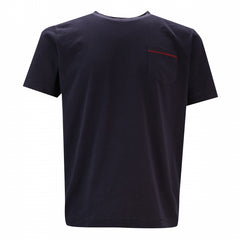 Pocket Crew Neck Slub Tee S/S: Dk Navy