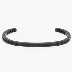 Navarch Cuff 4mm Bracelet ML: Black