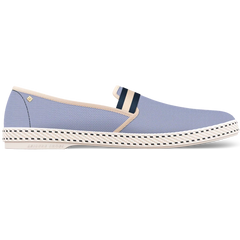 Oxford Cotton Slip-On: Bluish