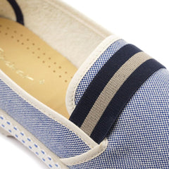 Oxford Cotton Slip-On: Bluish